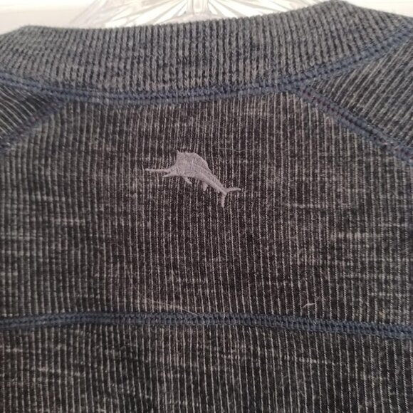 Tommy Bahama Men’s Sweatshirt Pullover XL Charcoal Heather 84% Cotton / 16 Tence - Picture 6 of 7